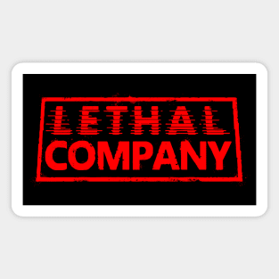 Lethal Company Logo - Texturized Magnet